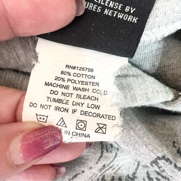 Lynyrd Skynyrd Gray Hoodie Sweatshirt Men’s Size XXL Winterland Classic Rock - Picture 9 of 10